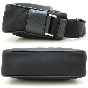 Prada Leather Black Bag Saffiano Shoulder Nero